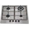 SIA SSG601SS 60cm Stainless Steel 4 Burner Gas Hob With Cast Iron Pan Stands -Kitchen Supplies Discount Store 65334735 1