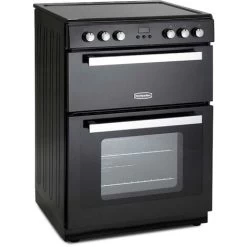 60cm Double Electric Cooker With Ceramic Hob, Freestanding - Montpellier RMC61CK