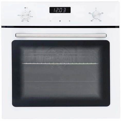 SIA SO103WH 60cm White Built In Single Electric True Fan Oven With Digital Timer 3 SIA SO103WH 60cm White Built In Single Electric True Fan Oven With Digital Timer
