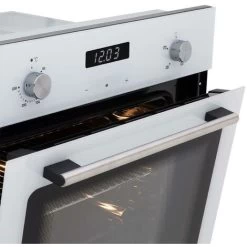 SIA SO103WH 60cm White Built In Single Electric True Fan Oven With Digital Timer 9 SIA SO103WH 60cm White Built In Single Electric True Fan Oven With Digital Timer -Kitchen Supplies Discount Store 65334740 3