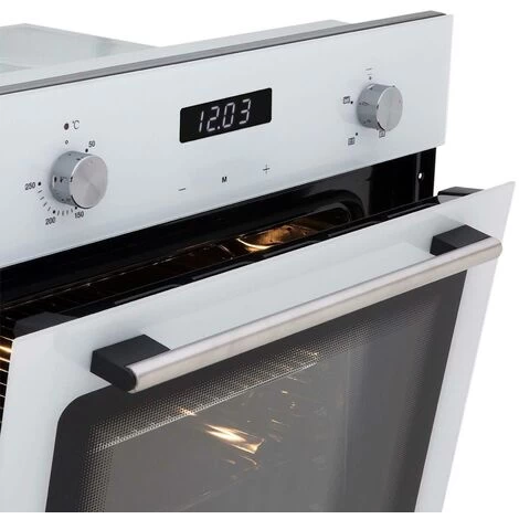 SIA SO103WH 60cm White Built In Single Electric True Fan Oven With Digital Timer 5 SIA SO103WH 60cm White Built In Single Electric True Fan Oven With Digital Timer - Image 3