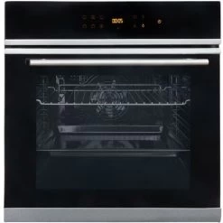 10 Function Single Electric Oven, LED Touch Control 76L - SIA BISO6SS