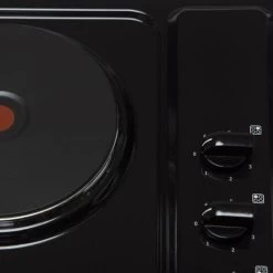 SIA PHP601BL 60cm Black 4 Zone Electric Solid Plate Easy Clean Side Control Hob -Kitchen Supplies Discount Store 65334795 3