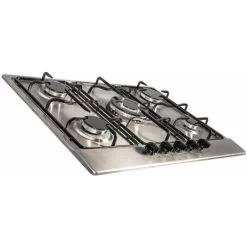 SIA SSG702SS 70cm 5 Burner Gas Hob In Stainless Steel With Enamel Pan Stands -Kitchen Supplies Discount Store 65334798 5
