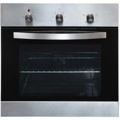 SIA SO113SS 60cm Stainless Steel Built-in / Under Single Electric True Fan Oven