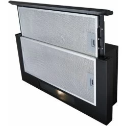 SIA TSH60BL 60cm Black Telescopic Integrated Cooker Hood Kitchen Extractor Fan -Kitchen Supplies Discount Store 65334809 2