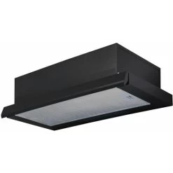 SIA TSH60BL 60cm Black Telescopic Integrated Cooker Hood Kitchen Extractor Fan -Kitchen Supplies Discount Store 65334809 5