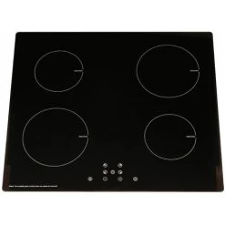 SIA INDH61BL 60cm ECO 13 Amp Plug In 4 Zone Touch Control Induction Hob In Black