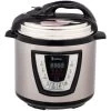 1000W Push-button Stainless Steel Electric Pressure Cooker 13 In 1 Cooking Mode, Stainless Steel Color -A