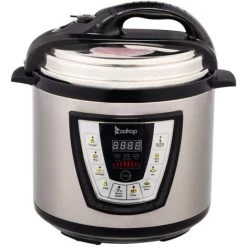 1000W Push-button Stainless Steel Electric Pressure Cooker 13 In 1 Cooking Mode, Stainless Steel Color -A