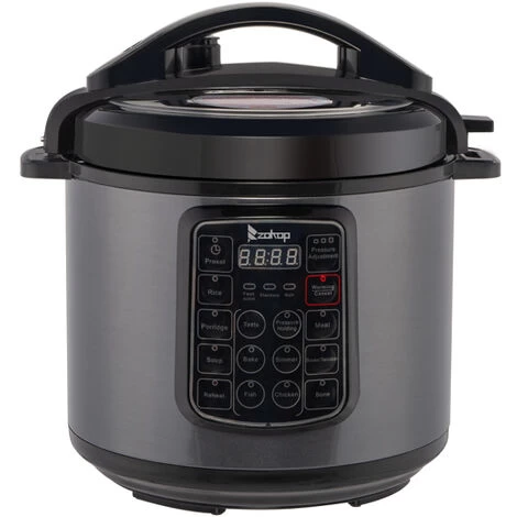 1000W Push-button Stainless Steel Electric Pressure Cooker 13 In 1 Cooking Mode, Stainless Steel Color - B 3 1000W Push-button Stainless Steel Electric Pressure Cooker 13 In 1 Cooking Mode, Stainless Steel Color - B
