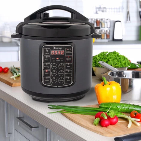 1000W Push-button Stainless Steel Electric Pressure Cooker 13 In 1 Cooking Mode, Stainless Steel Color - B 4 1000W Push-button Stainless Steel Electric Pressure Cooker 13 In 1 Cooking Mode, Stainless Steel Color - B - Image 2