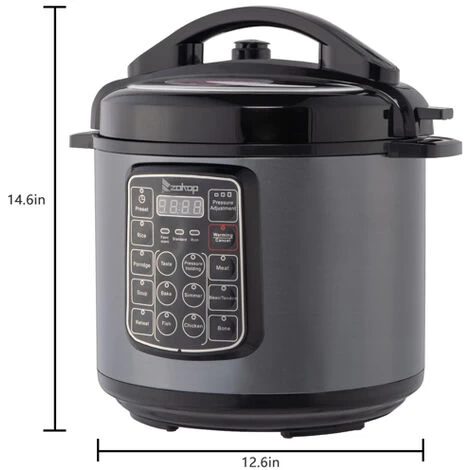 1000W Push-button Stainless Steel Electric Pressure Cooker 13 In 1 Cooking Mode, Stainless Steel Color - B 7 1000W Push-button Stainless Steel Electric Pressure Cooker 13 In 1 Cooking Mode, Stainless Steel Color - B - Image 5