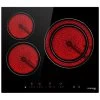 Built-in Ceramic Hob, 3 Zones Electric Cooktop In Black, 5400W Total Output, With Dual Zone Touch Control Timer Child Lock Gasland Chef CH603BF -Kitchen Supplies Discount Store 71426691 1