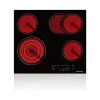 Ceramic Hob Built-in, Black Glass Electric Cooktop, 4 Zones Cooker Touch Controls With STOP+GO Function, Timer & Child Lock, 6.7kW [Energy Class A+] Thermomate CHTB604 -Kitchen Supplies Discount Store 71426704 1