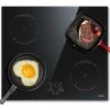 Induction Hob, 4 Zones Built-in Electric Hob 60cm Induction Cooker 6400w Touch Control, Child-safety Lock, Stop&go Function, Hard Wire, No Plug Included -Kitchen Supplies Discount Store 72566703 1