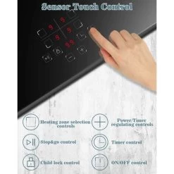 Induction Hob, Karinear 4 Burner Induction Cooker, Built-in Induction Hob, Electric Hob With Touch Control, Timer, Child Lock, 6600W -Kitchen Supplies Discount Store 72566713 4