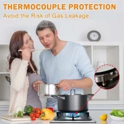 2 Burners Gas Hob, Built-in Gas Cooktop With With Flame Failure Protection 30cm Stainless Steel LPG/NG Convertible Included Plug 9 2 Burners Gas Hob, Built-in Gas Cooktop With With Flame Failure Protection 30cm Stainless Steel LPG/NG Convertible Included Plug -Kitchen Supplies Discount Store 72566714 3