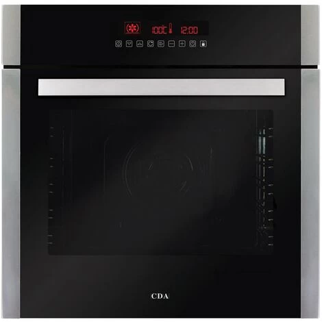 Built-in Pyrolytic Single Electric Oven, 11 Function LCD 76L - CDA SK511SS 3 Built-in Pyrolytic Single Electric Oven, 11 Function LCD 76L - CDA SK511SS