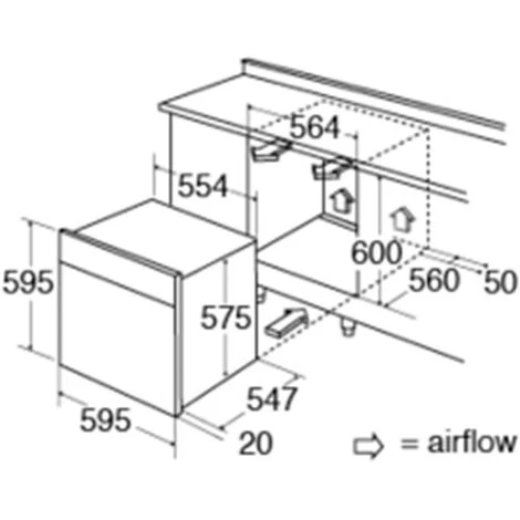 Built-in Pyrolytic Single Electric Oven, 11 Function LCD 76L - CDA SK511SS 4 Built-in Pyrolytic Single Electric Oven, 11 Function LCD 76L - CDA SK511SS - Image 2