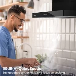 CIARRA 4 Speeds Class A++ 650m3/h Touch Control Chimney Cooker Hood 60cm -CD6102B 10 CIARRA 4 Speeds Class A++ 650m3/h Touch Control Chimney Cooker Hood 60cm -CD6102B -Kitchen Supplies Discount Store 80920679 4