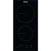30cm Electric Ceramic Hob In Black, 2 Zone, Domino Design - Zanussi ZHRN383K