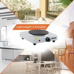 Hot Plate Electric Cooker Single Portable Table Top Kitchen Hob Stove 1000W -Kitchen Supplies Discount Store 83743768 4