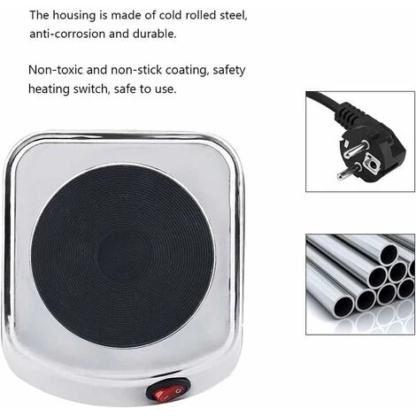 500W Mini Electric Warmer, Griddle Coffee Warmer (220V EU Plug) 6 500W Mini Electric Warmer, Griddle Coffee Warmer (220V EU Plug) - Image 4