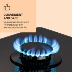Klarstein Ignito Chef Edition 5 Zones Gas Hob 5 Burners Sabaf Burners Glass Ceramic -Kitchen Supplies Discount Store 88778463 4