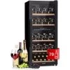 Klarstein Barossa 79 Duo Wine Fridge 79 Bottles 204 Litres 2 Zones -Kitchen Supplies Discount Store 93314361 1