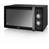 Swan Retro 25L LED 900W Manual Microwave Black -Kitchen Supplies Discount Store 93465899 1