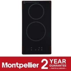 Montpellier CER31NT 30cm Glass Domino Ceramic Electric Hob - Black -Kitchen Supplies Discount Store 95495360 5