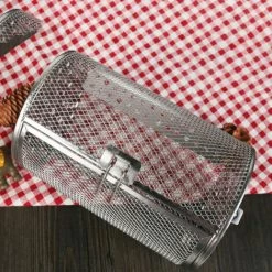 Kitchen Nuts/Peanuts/Chestnuts Baking Stainless Steel Rotating Roast CageElectric Oven Universal Fitting 2314cm -Kitchen Supplies Discount Store 95650685 4