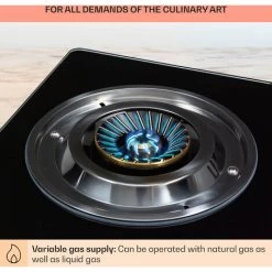 Klarstein Barzona 3 Camping Stove 3 Burners 3.4 KW & 0.75 KW & 4.3 Glass Top & Stainless Steel Housing -Kitchen Supplies Discount Store 95821231 5