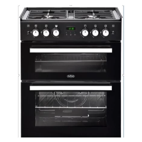 Belling 602DITCPRLPGBLK Drop In Static 60cm Double Oven - LPG Gas - 444410625 3 Belling 602DITCPRLPGBLK Drop In Static 60cm Double Oven - LPG Gas - 444410625