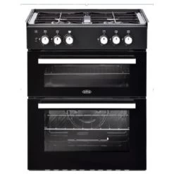 Belling 602DITCLPGBLK Drop In Static 60cm Double Oven - LPG Gas - 444410622