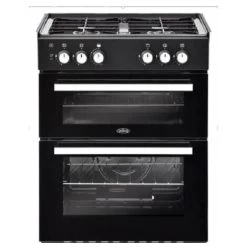 Belling Drop In Static 60cm Double Oven - Nat Gas - 444411212