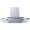 70cm Curved Glass Hood Stainless Steel - DOMCH70CVGLSS