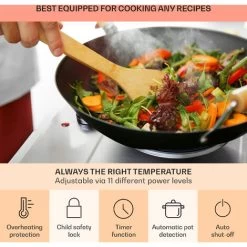 Klarstein Ramsey Double Hob 2400 W 11 Power Levels Glass Ceramic -Kitchen Supplies Discount Store 97224563 5