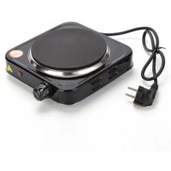 1000 W Hob, Black Ideal Kitchen Hob For Student Accommodation, In The Garden Or At The Campsite, Electric Hob With Infinitely Adjustable Thermostat -Kitchen Supplies Discount Store 97454416 4