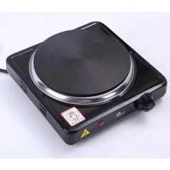 1000 W Hob, Black Ideal Kitchen Hob For Student Accommodation, In The Garden Or At The Campsite, Electric Hob With Infinitely Adjustable Thermostat -Kitchen Supplies Discount Store 97454416 5